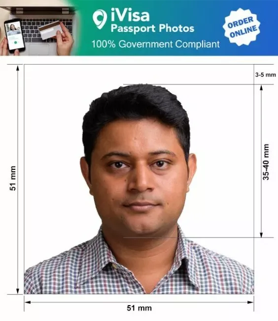 indian student passport size photo