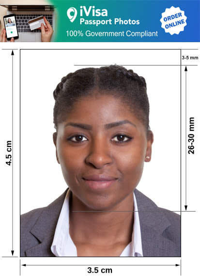 cameroon passport photo requirement and size
