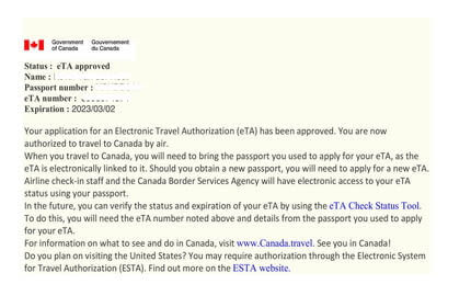 canada eta ivisa frequently asked questions safe use