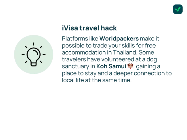 Thailand travel tip for Germans