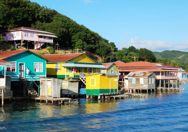 honduras bunte häuser
