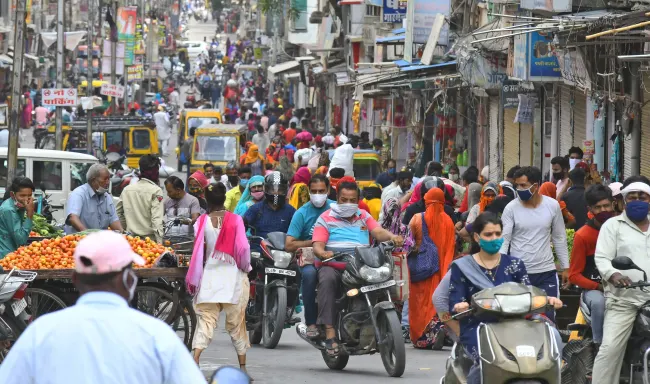 India Street Crowd