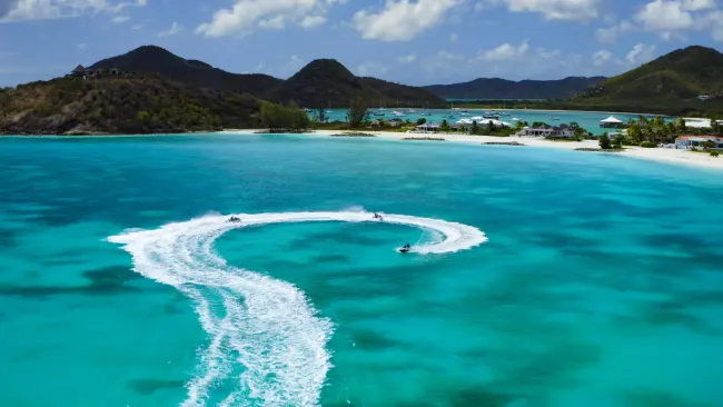 Paisaje de Jolly Harbour