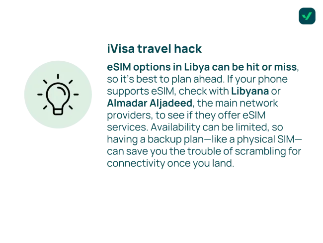 travel tip when visiting Libya