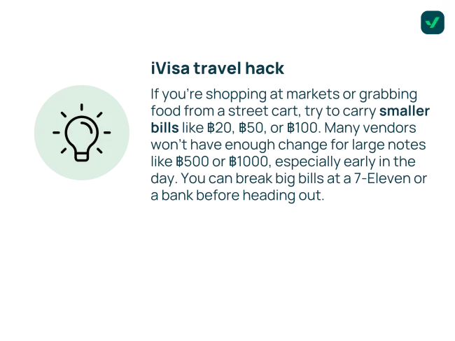 Thailand travel tip for Koreans