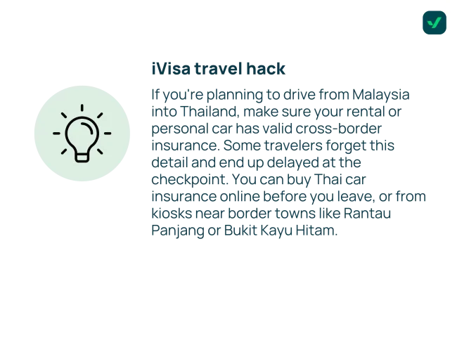 Thailand travel tip for Malaysians