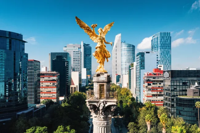 Mexico city angel statue