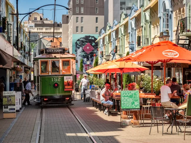 New Zealand Colorful Street