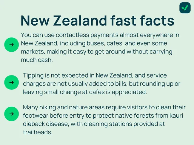 Travel tips for New Zealand