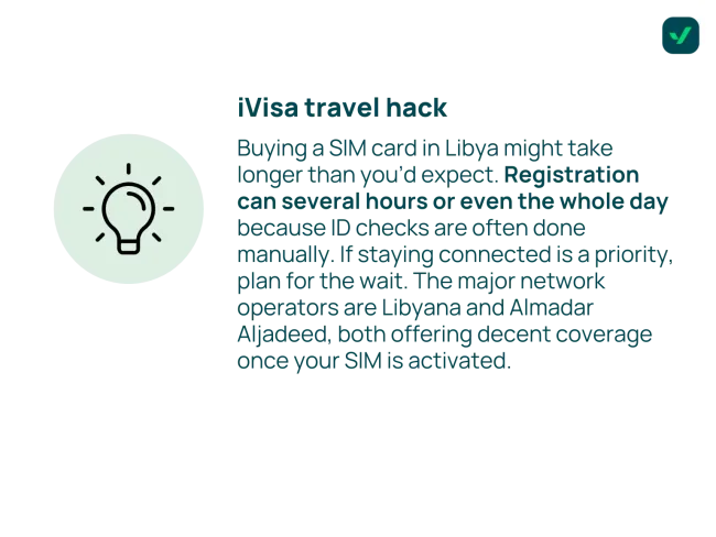 travel tip when visiting Libya