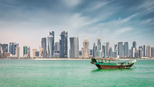 doha skyline view
