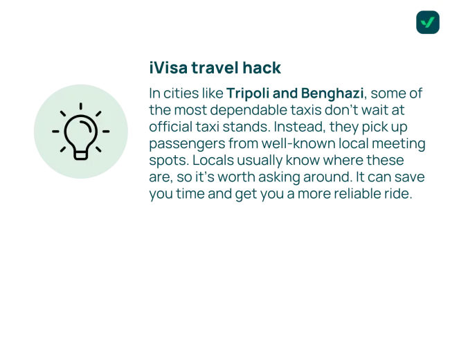 travel tip when visiting Libya