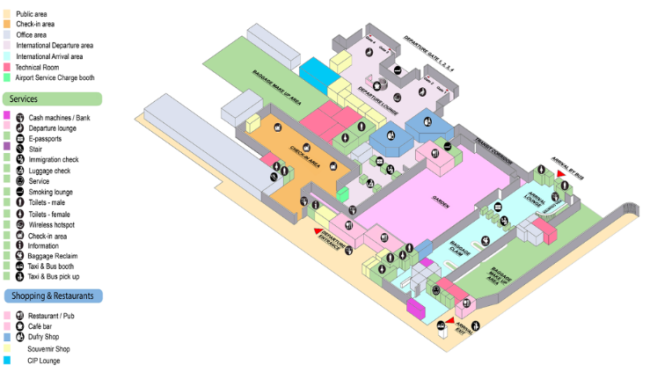 Siem Reap Airport Map Save time when landing in Siem Reap International Airport