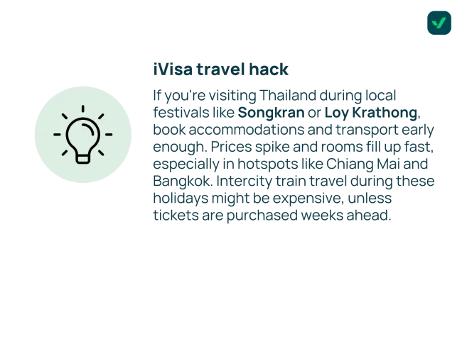 Thailand travel tip for Singaporeans