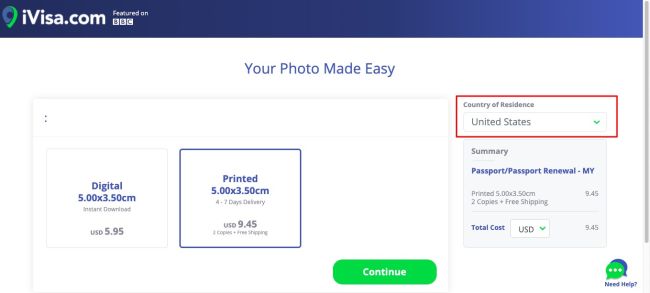 Malaysia Passport / Visa Photo Requirements and Size