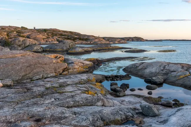 sweden sea rock nature
