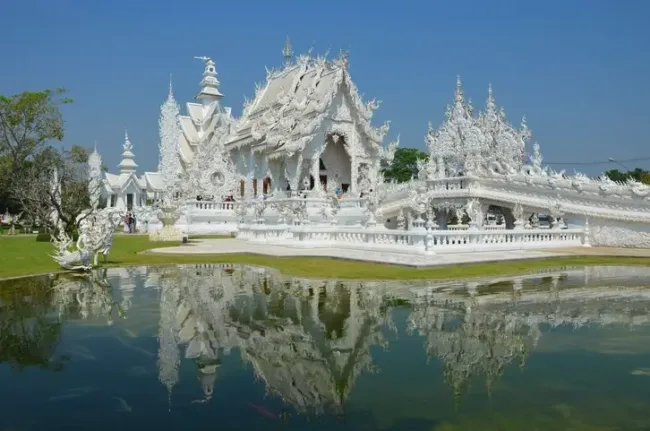 thailand white temple view