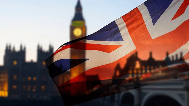 UK flag and Big Ben