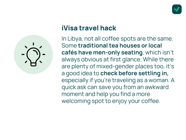 travel tip when visiting Libya