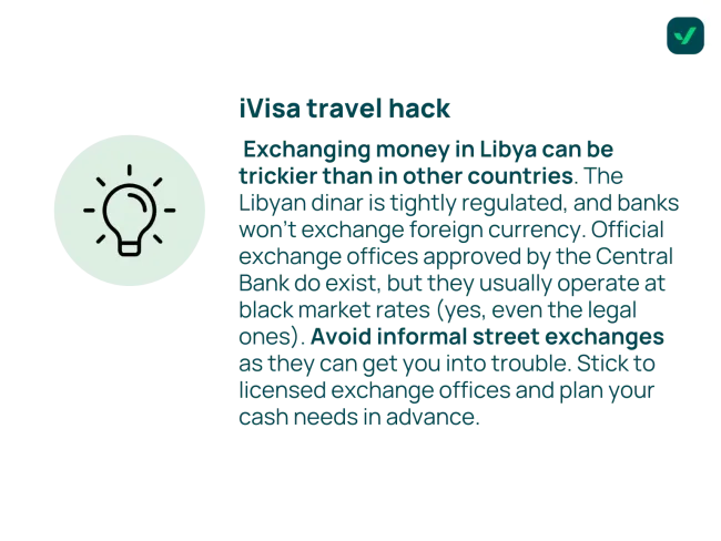 travel tip when visiting Libya